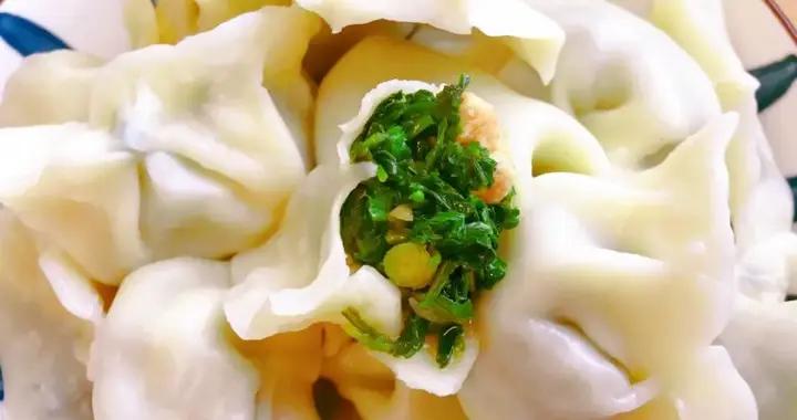 春天喫餃子，薺菜韭菜靠邊站，這餡纔是真鮮，不用放肉，鮮掉眉毛