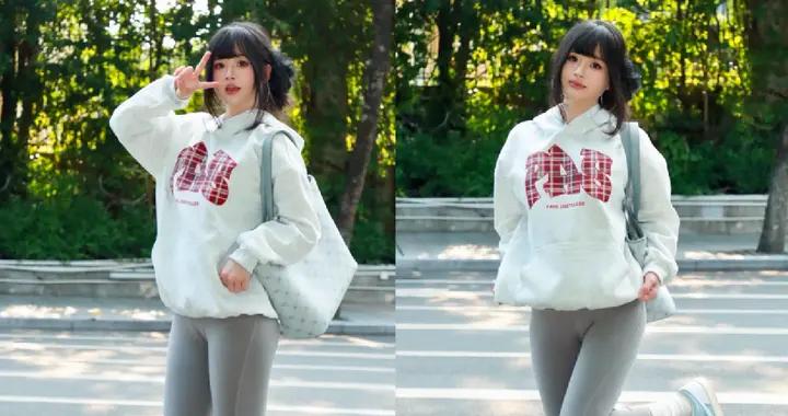 被杭州街拍驚豔！滿街都是衛衣+lulu瑜伽褲，回頭率高又洋氣顯瘦