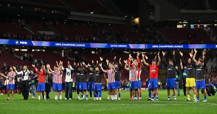 兩回合的歐戰比賽中，馬競客場贏下首回合後至今23次全部晉級