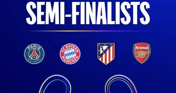 歐戰4強全部出爐！英超4隊，意甲全軍覆沒；4月底至5月初集中迎來半決賽