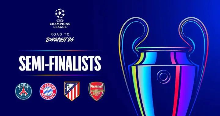 Opta預測歐冠半決賽晉級概率：拜仁61.3%，巴黎38.7%