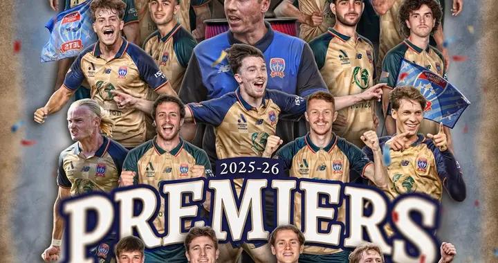 提前1輪奪冠，紐卡斯爾噴氣機首奪澳超常規賽冠軍