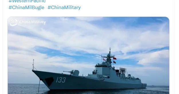 中國的反擊，日本招架不住！052D過航橫當水道，日本不敢攔