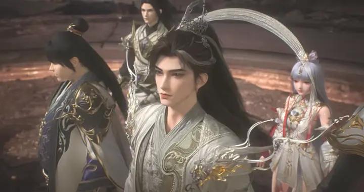 葉傾仙接引石昊，石火二祖現身，嚇得王家認罪，石昊來到罪血部落