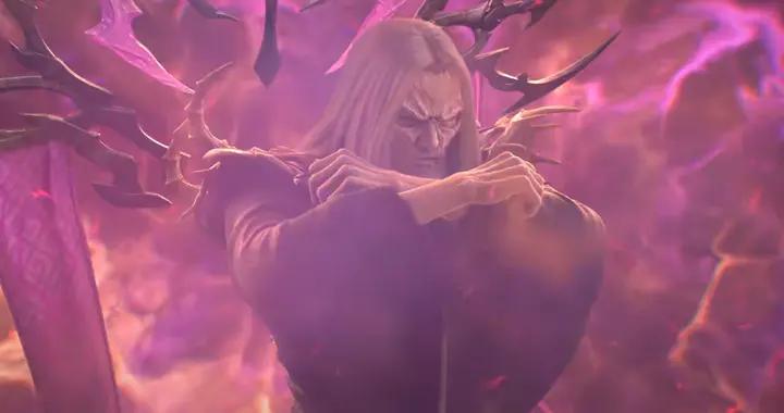 蕭炎追殺骨幽，大天尊邀蕭炎加盟，藥老擊殺骨幽，紫妍隱藏在暗處