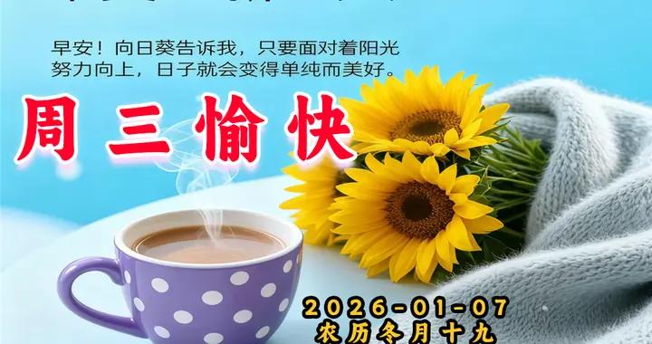 週三早安問候美圖|樂觀不是無視風雨，而是堅信自己帶傘