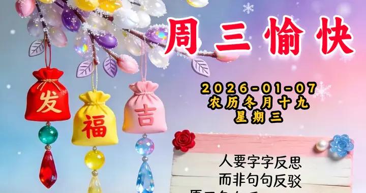 週三早安問候美圖用心做事，善良待人，生活才能充滿陽光