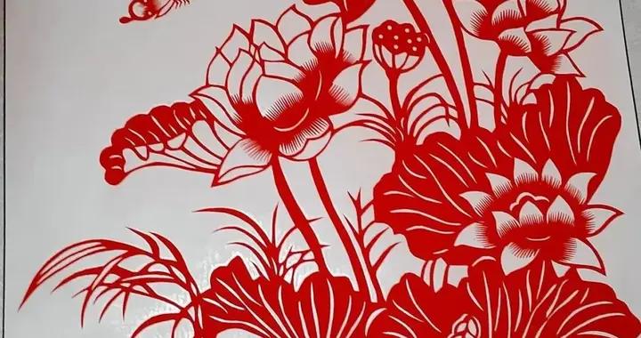 花鳥剪紙：紅紙生花，剪盡人間好春色