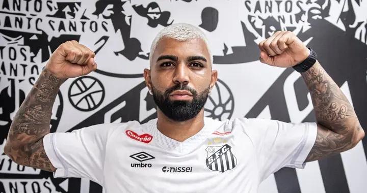 官方：29歲巴西前鋒加布裏埃爾-巴博薩租借迴歸桑托斯