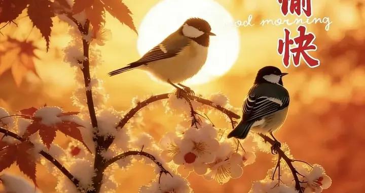 週一早安問候美圖|願你事事都順心，步步皆如意，一路向陽