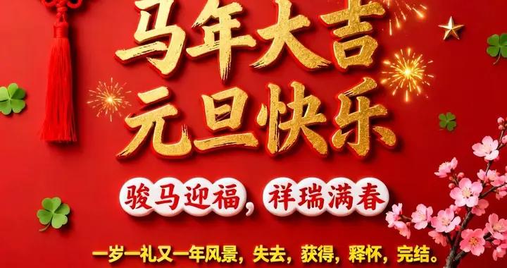 晨露未晞時，邁向2026，萬物皆可重寫，一切既往，萬事順意。