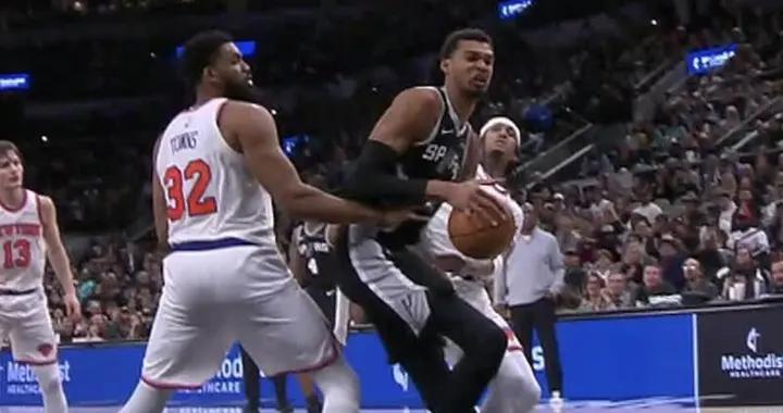 文班亞馬：腿部只是輕微過度伸展有點痠痛，檢查結果沒大礙