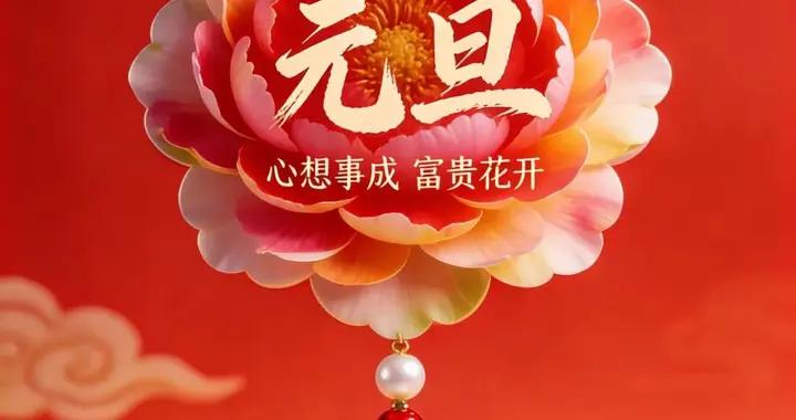 元旦到，祝大家在新的一年裏：身體健康平安，生活充實飽滿