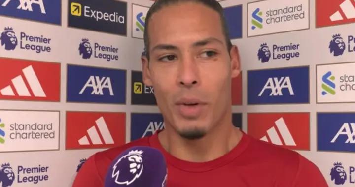 範戴克：比賽整體很膠着，但我們在最後階段做得不夠好