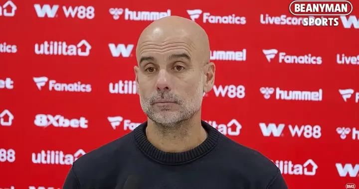 瓜帥：藍軍失去了一位非常出色的主帥；說我離開曼城只是傳言