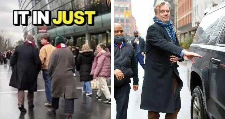 導演諾蘭在酋長球場觀看阿森納比賽，並佩戴紅白圍巾