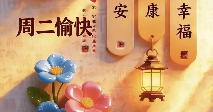 週二早安問候美圖|人活一世，惟有健康最貴