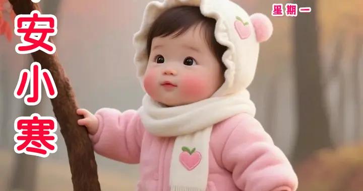 小寒節氣早安問候美圖