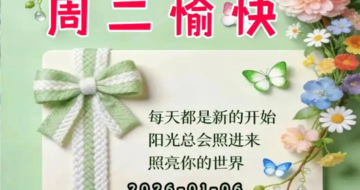 週二早安問候美圖|平安常伴 健康相伴