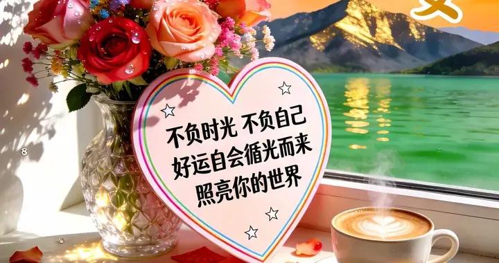 早安，不負時光，不負自己