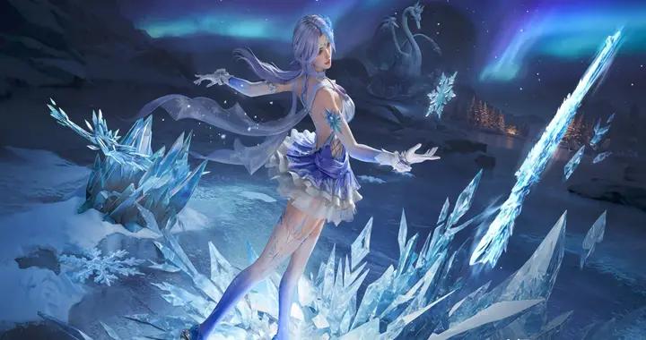 “喫雞”金裝新轉盤“冰魄天女”：8級冰霜槍，綽號“燒火棍”！