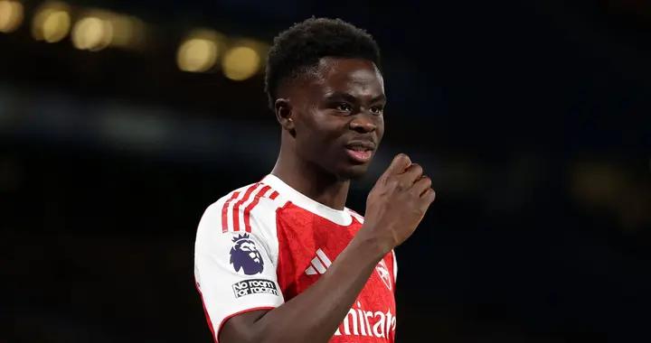 5場4球，薩卡英超主場對利物浦進球最多