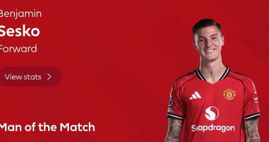 英超首次梅開二度，謝什科當選伯恩利vs曼聯全場最佳球員