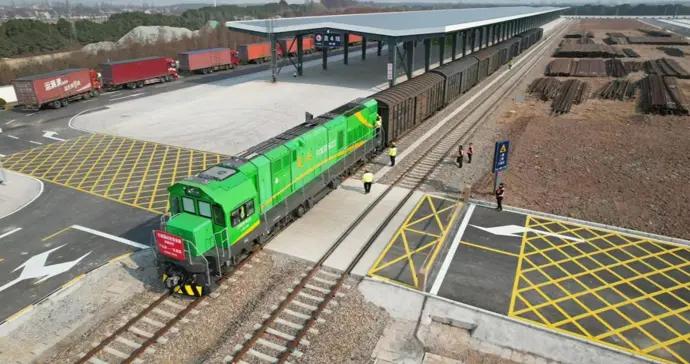 滬昆鐵路石湖蕩站貨場投入運營，完善上海西南地區物流節點佈局