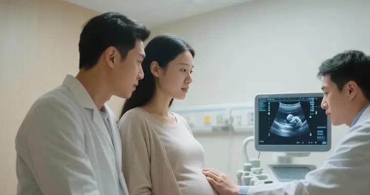 產檢B超裏胎兒咧嘴笑，爸爸：胎教讓娃很活潑！醫生：孩子要不了