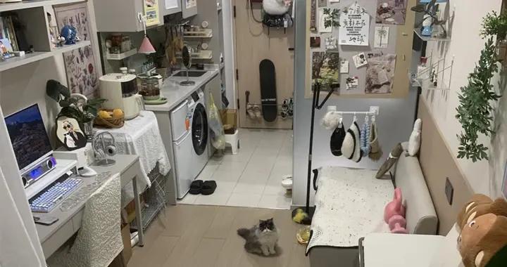 上海一女生曬出25㎡蝸居：不動硬裝只改軟裝，小日子過得太舒服！