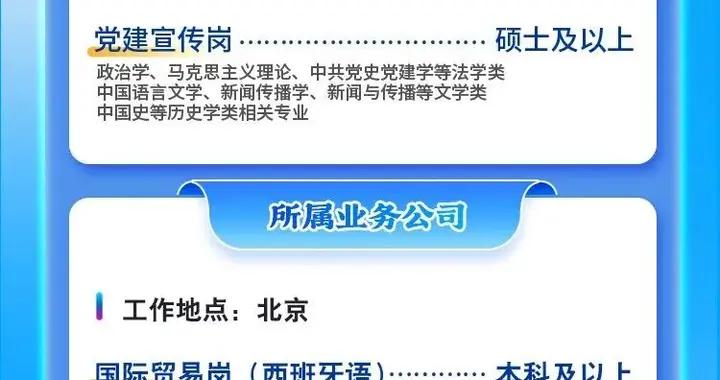【校招+社招】中國華騰工業有限公司所屬單位2026年招聘啓事