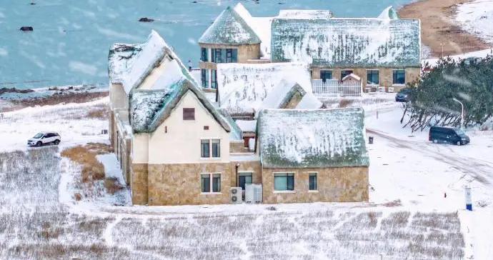 白茫茫一片！“雪窩子”威海下起傾盆大雪