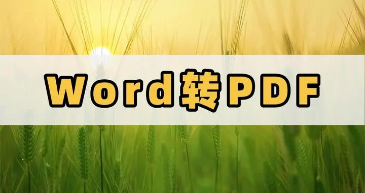 掌握Word轉PDF技巧，提升辦公效率