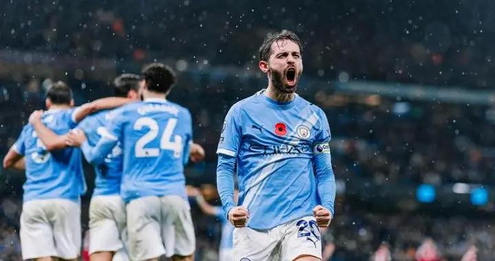 達成新里程碑，B席完成曼城436次出場並居隊史第10