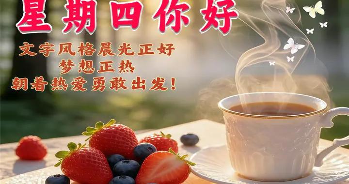 週四早安圖片|幸福，就在下一站，快樂，正在派送中