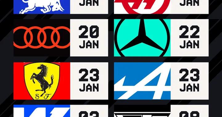 2026F1各隊塗裝/新車發佈時間確定：紅牛1月15日，邁凱倫2月9日