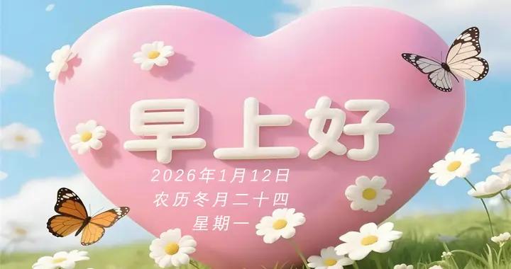 週一早安圖片|願你生活常甜蜜，幸運永遠隨身旁！