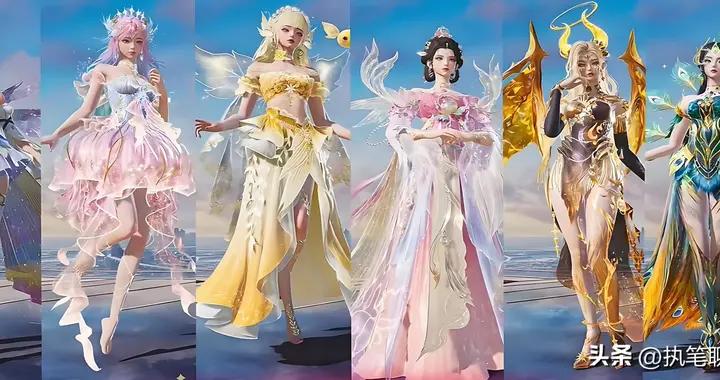 “喫雞”臻享返場“女紅”怎麼選？3個形態站一起，分成4個檔次！