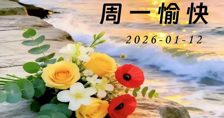 星期一早安圖片|事事皆順意，快樂常相伴！