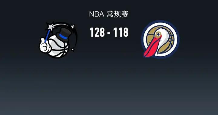 NBA戰報：魔術128-118鵜鶘，貝恩27+5+4