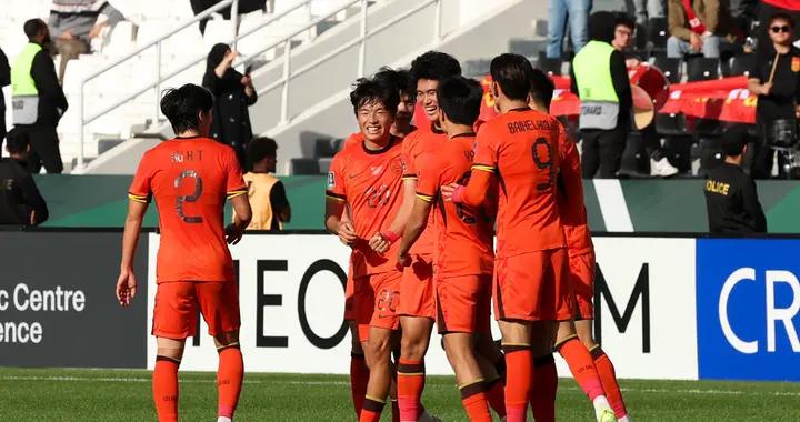 中衛進球門將救險，U23亞洲盃力克澳大利亞隊，U23國足離淘汰賽真的近了