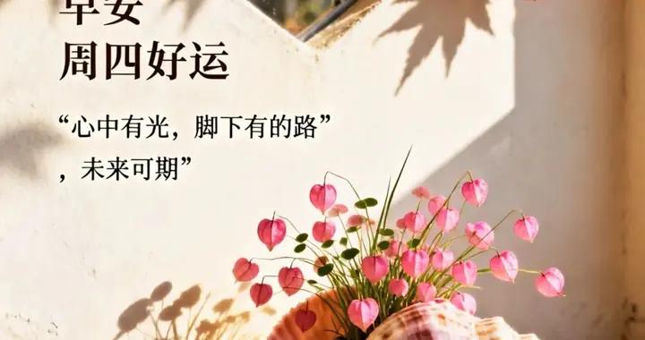 願你我四季明媚，日日安康，歲歲皆甜~早上好！