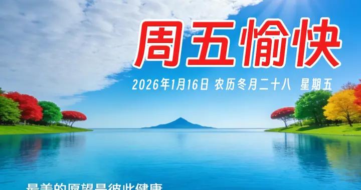 週五早安圖片|寒風輕拂，冬光溫婉，不向寒天低頭，不向生活妥協