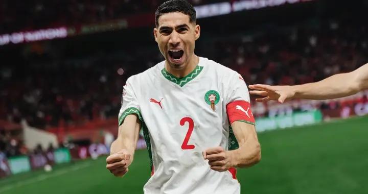 阿什拉夫世界盃+非洲杯第26次首發，摩洛哥隊史第一