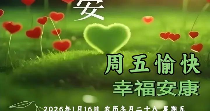 週五早安圖片|心懷溫柔，步履安然，一路向陽，一路向暖。