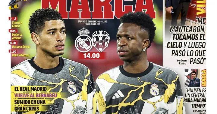 重返伯納烏或迎球迷巨大噓聲，馬卡頭版：伯納烏的“火災隱患”