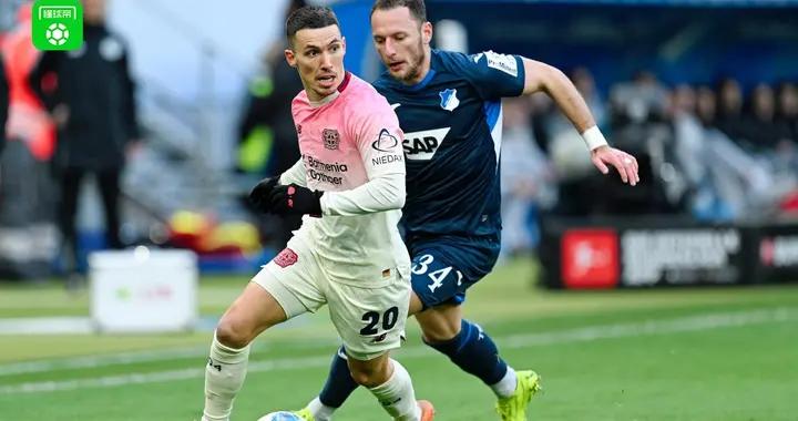 霍芬海姆1-0勒沃庫森，布格爾制勝，倫佩爾進球被吹