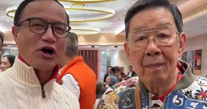 94歲胡楓壽宴擺20餘桌，狄波拉陳淑芬王祖藍現身，4個曾孫好惹眼