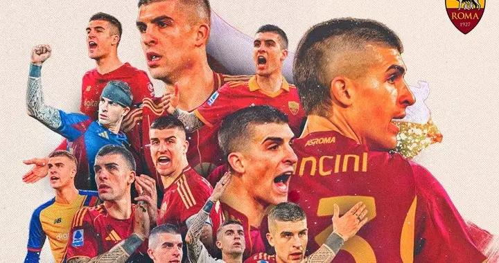 里程碑，詹盧卡-曼奇尼職業生涯第300次代表羅馬出戰正式比賽