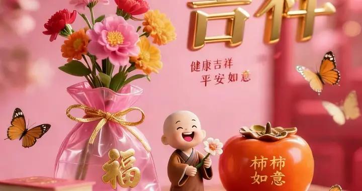 臘月週一早安問候美圖